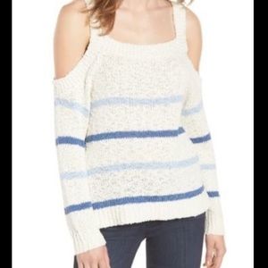 Cupcakes and Cashmere Cold Shoulder Sweater